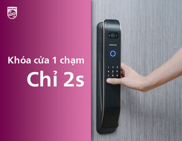 Philips DDL303-VP - Khóa vân tay chuông hình tiện dụng - Hình ảnh 8